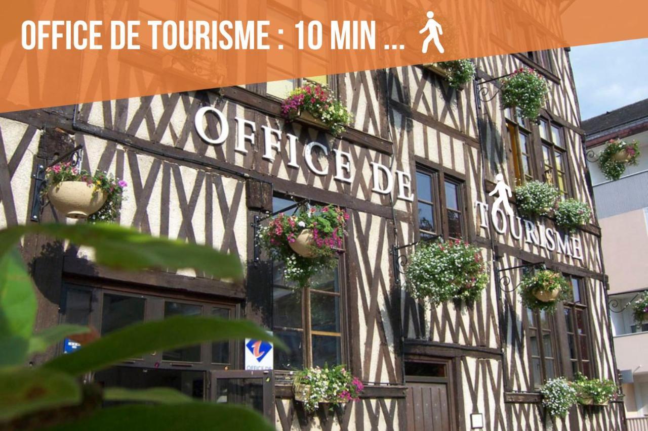 Promenade D'Automne - Netflix & Wifi - Climatisation- Parking Gratuit - Check-In 24H24 - Emplacement Velos - Goodmarning Châlons-en-Champagne Buitenkant foto