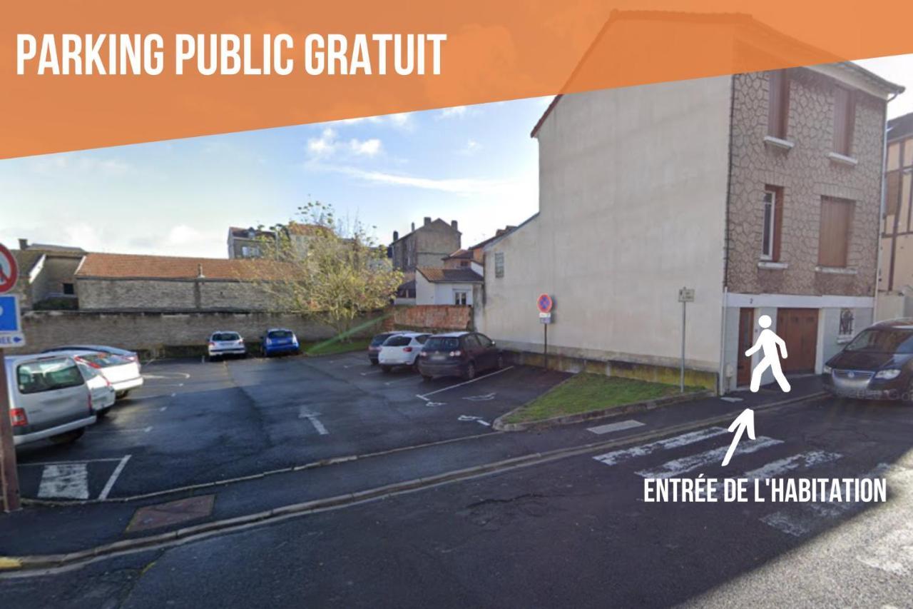 Promenade D'Automne - Netflix & Wifi - Climatisation- Parking Gratuit - Check-In 24H24 - Emplacement Velos - Goodmarning Châlons-en-Champagne Buitenkant foto