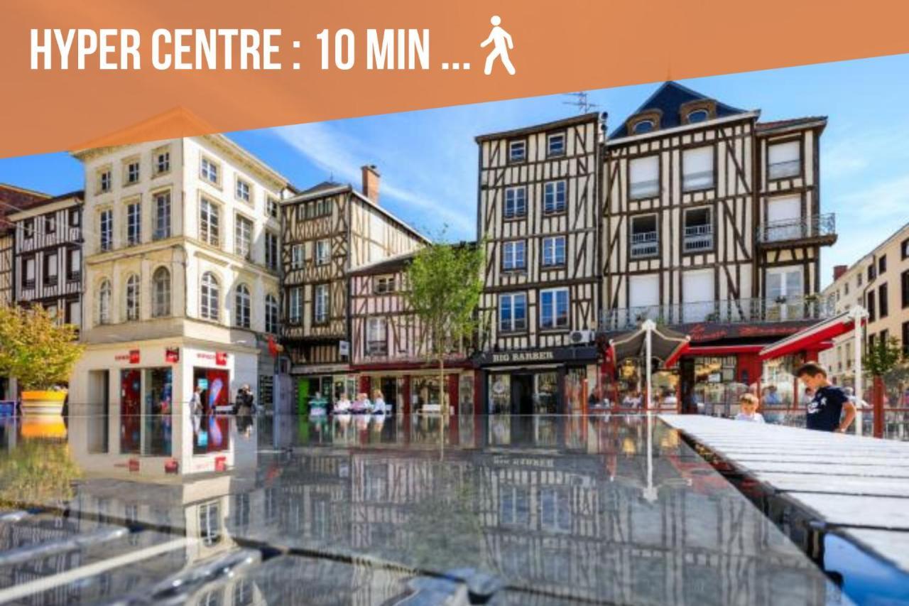 Promenade D'Automne - Netflix & Wifi - Climatisation- Parking Gratuit - Check-In 24H24 - Emplacement Velos - Goodmarning Châlons-en-Champagne Buitenkant foto